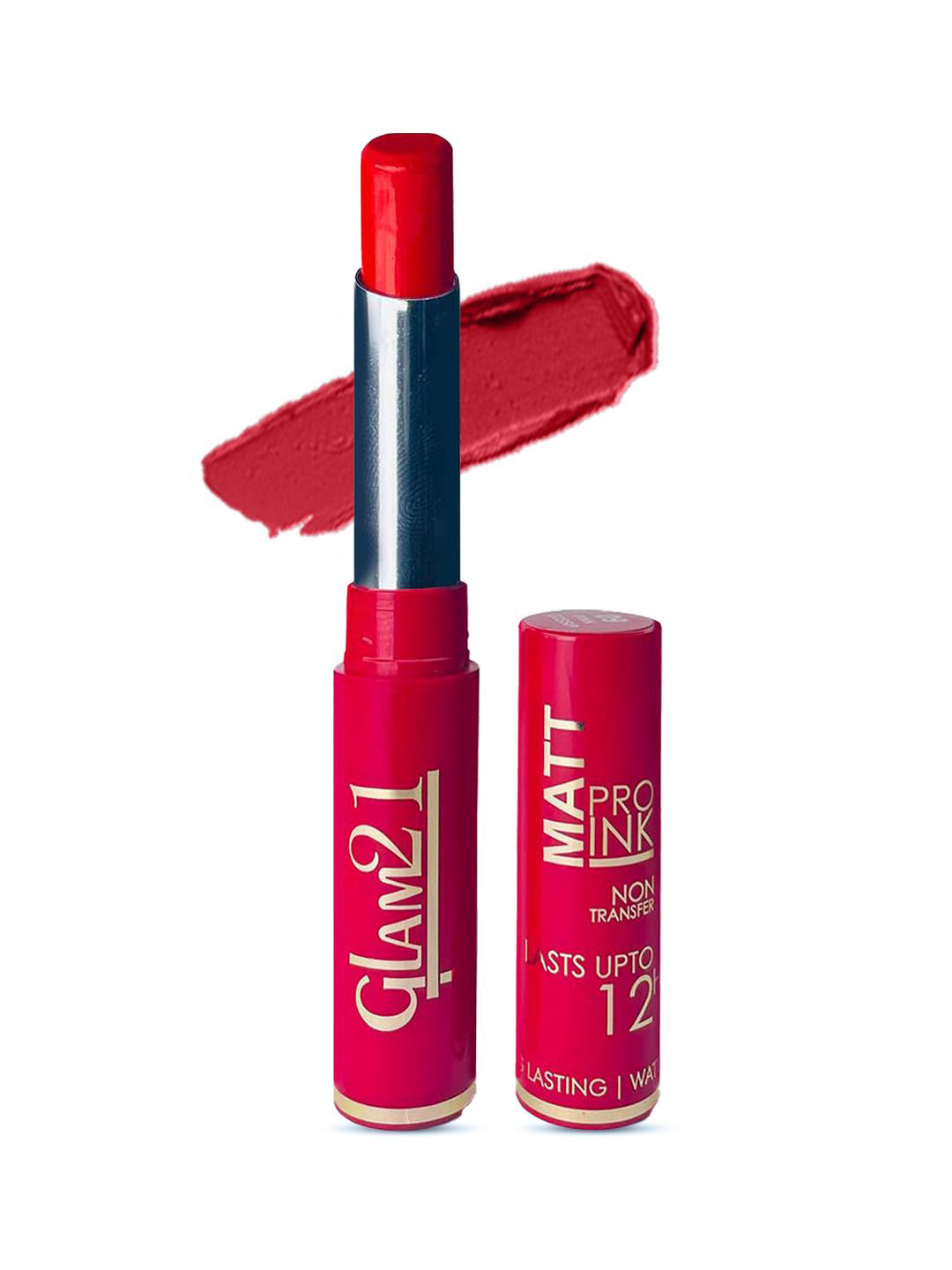 GLAM21 Matte Pro Ink Non Transfer Lipstick 3g-  Naughty Red 05