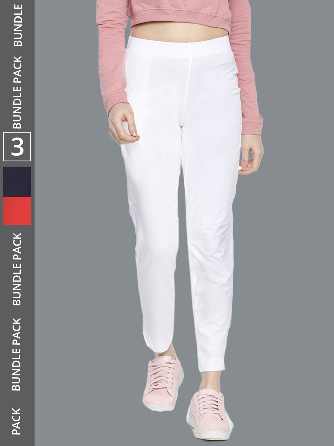 Dollar Missy Women Relaxed Wrinkle Free Trousers