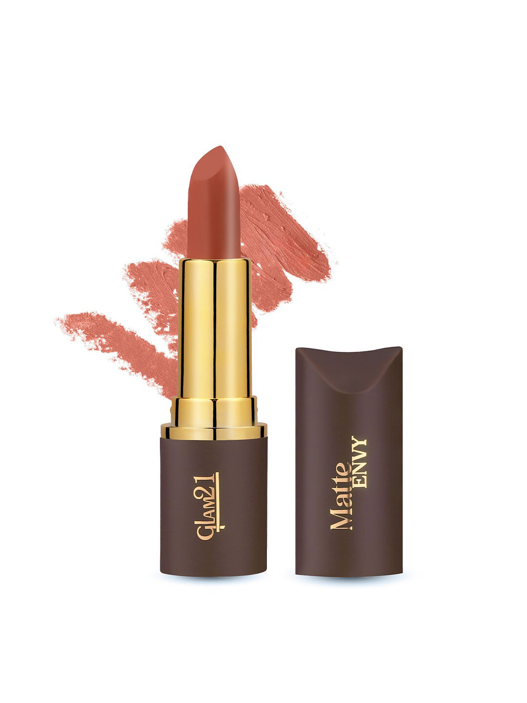 GLAM21 Matte Envy Long Lasting Lipstick - 3.5g - Peach Fizz 23