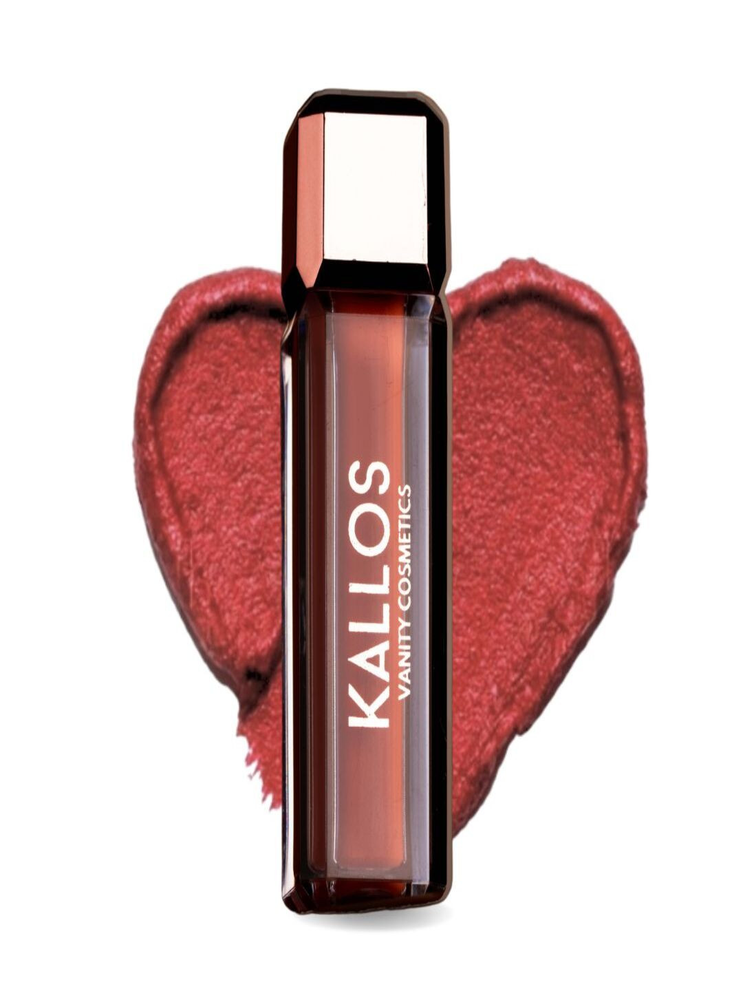 KALLOS VANITY Lip Plush Long Wear & Non-Drying Liquid Lipstick - 3 ml - Berry Blush