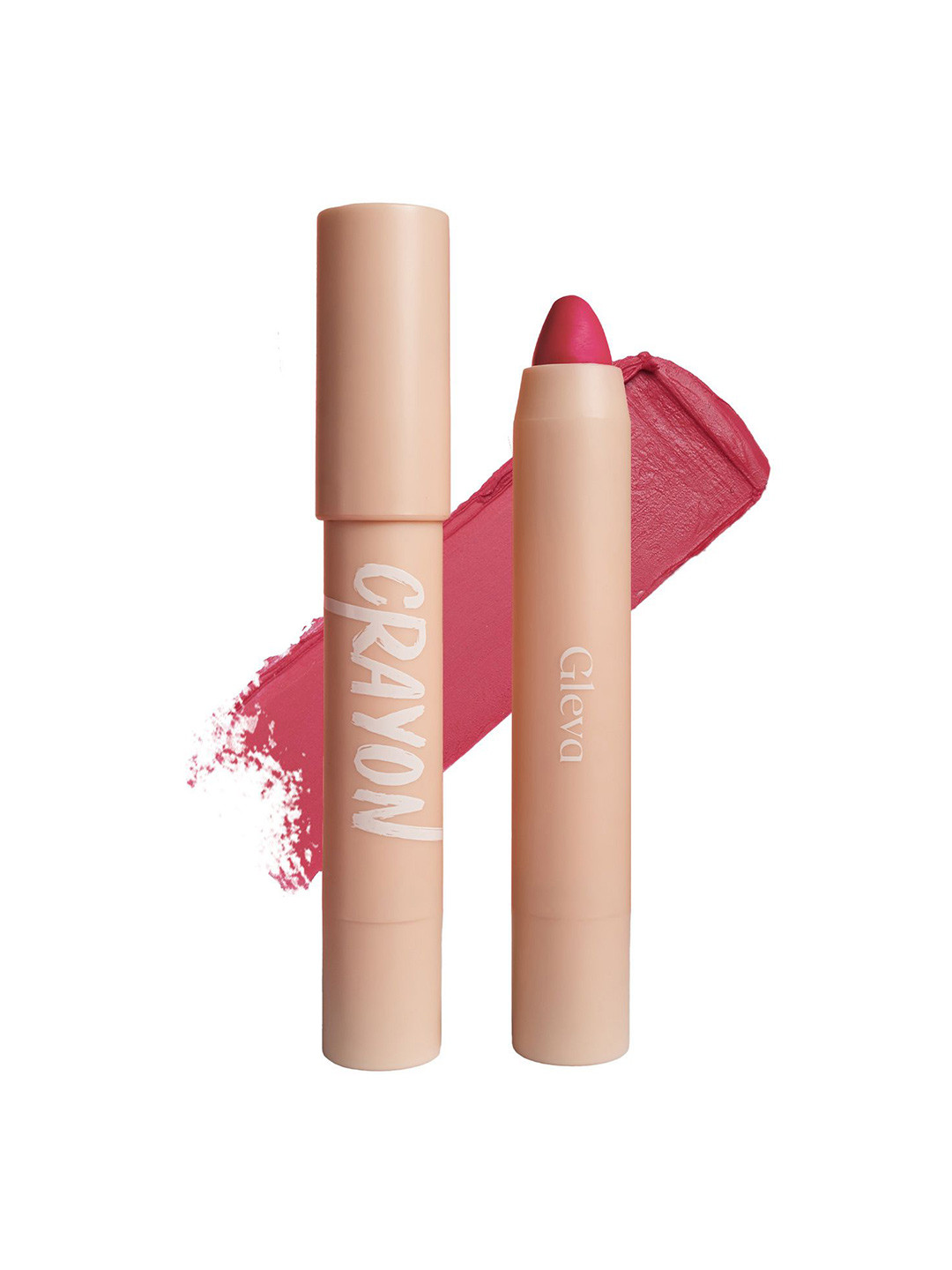 Gleva Silky Matte Finish Water-Resistant Long Lasting Crayon Lipstick - Pink Lady Boss