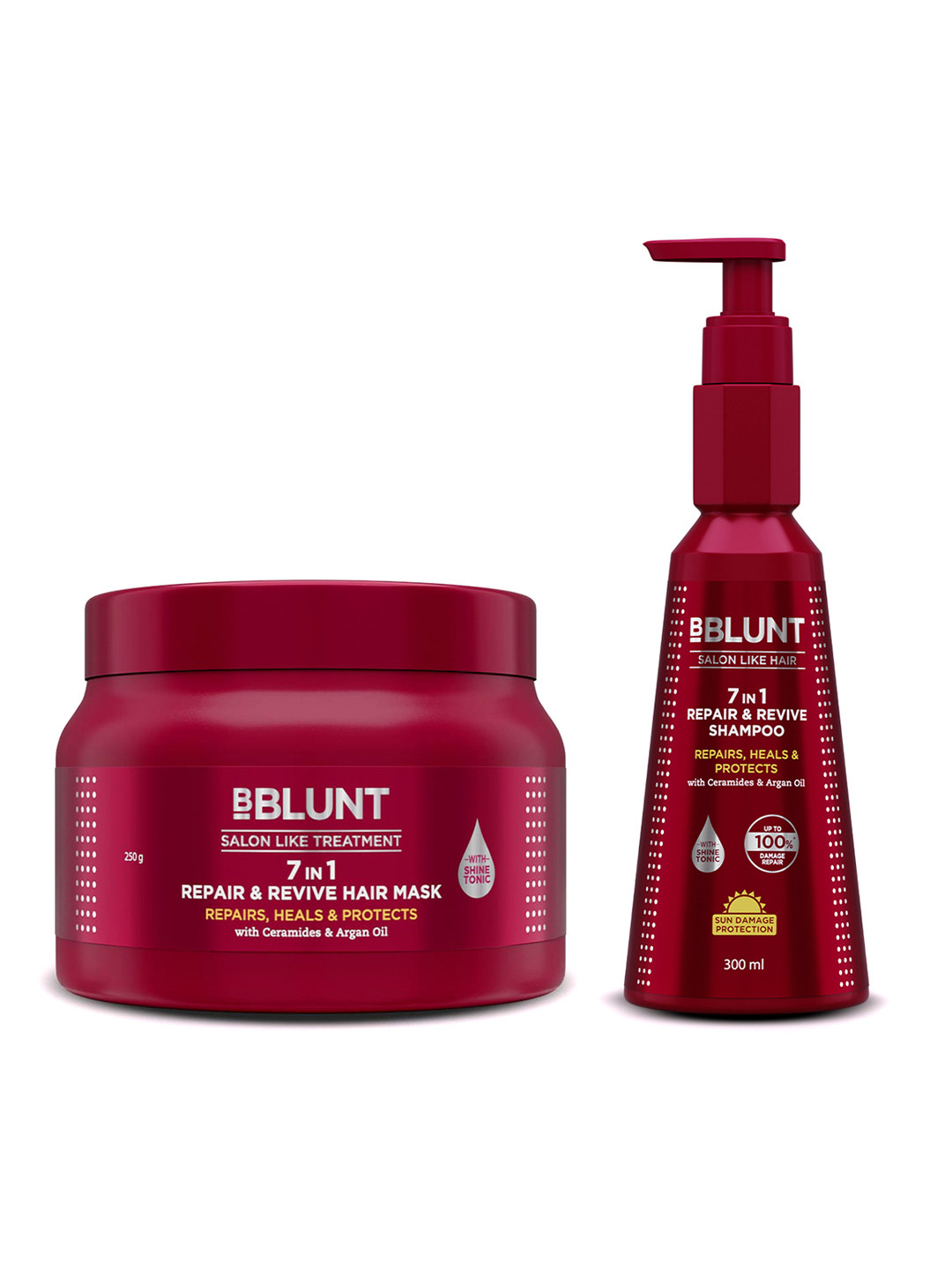 BBLUNT Set of 7in 1 Repair & Revive Shampoo & Hair Mask