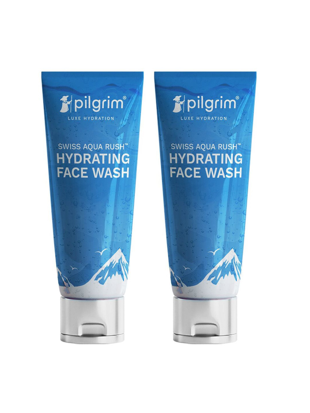 Pilgrim Set Of 2 Swiss Aqua Rush Hydrating Face Wash - 100ml Each