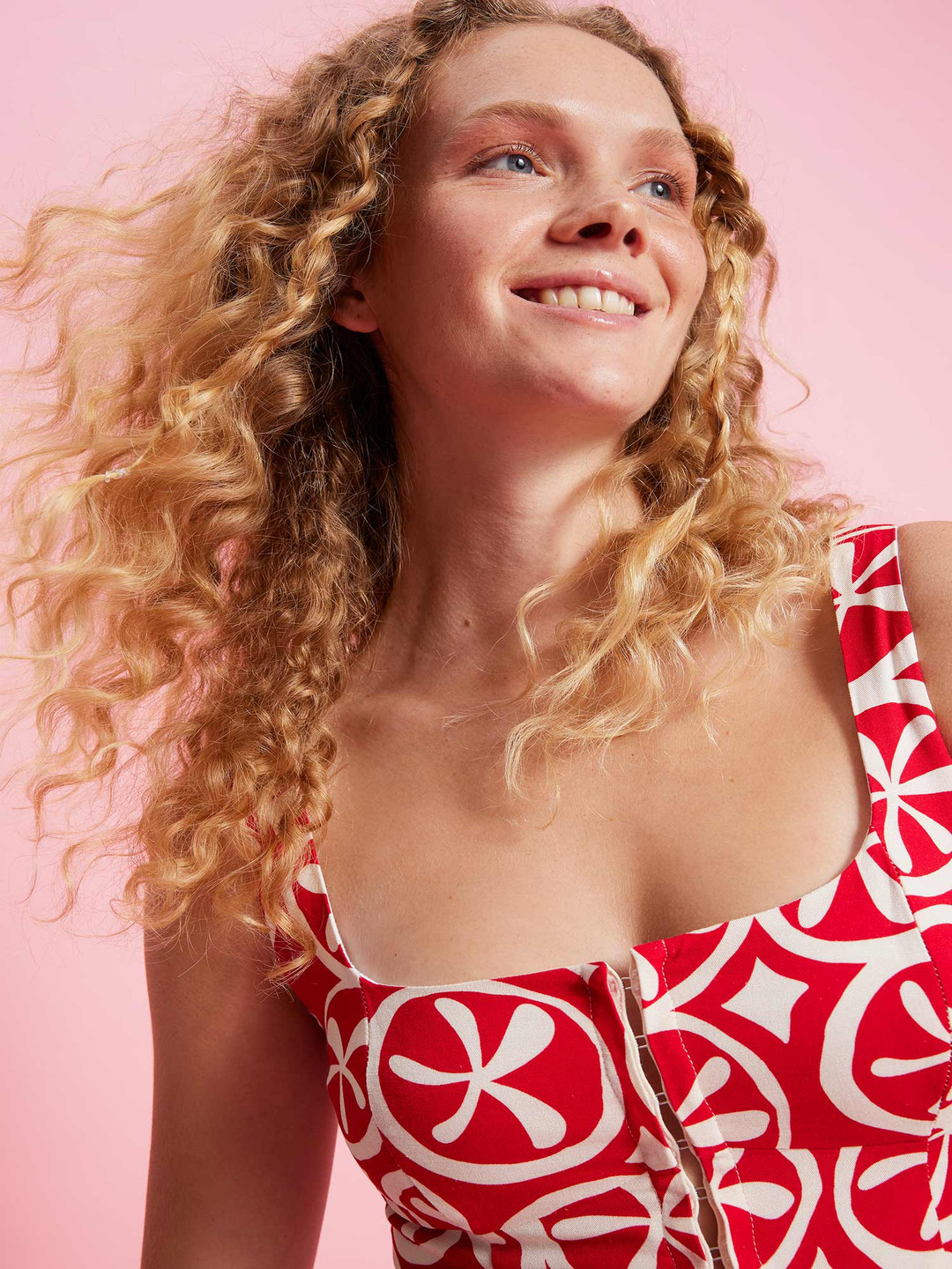 DeFacto Print Tube Top