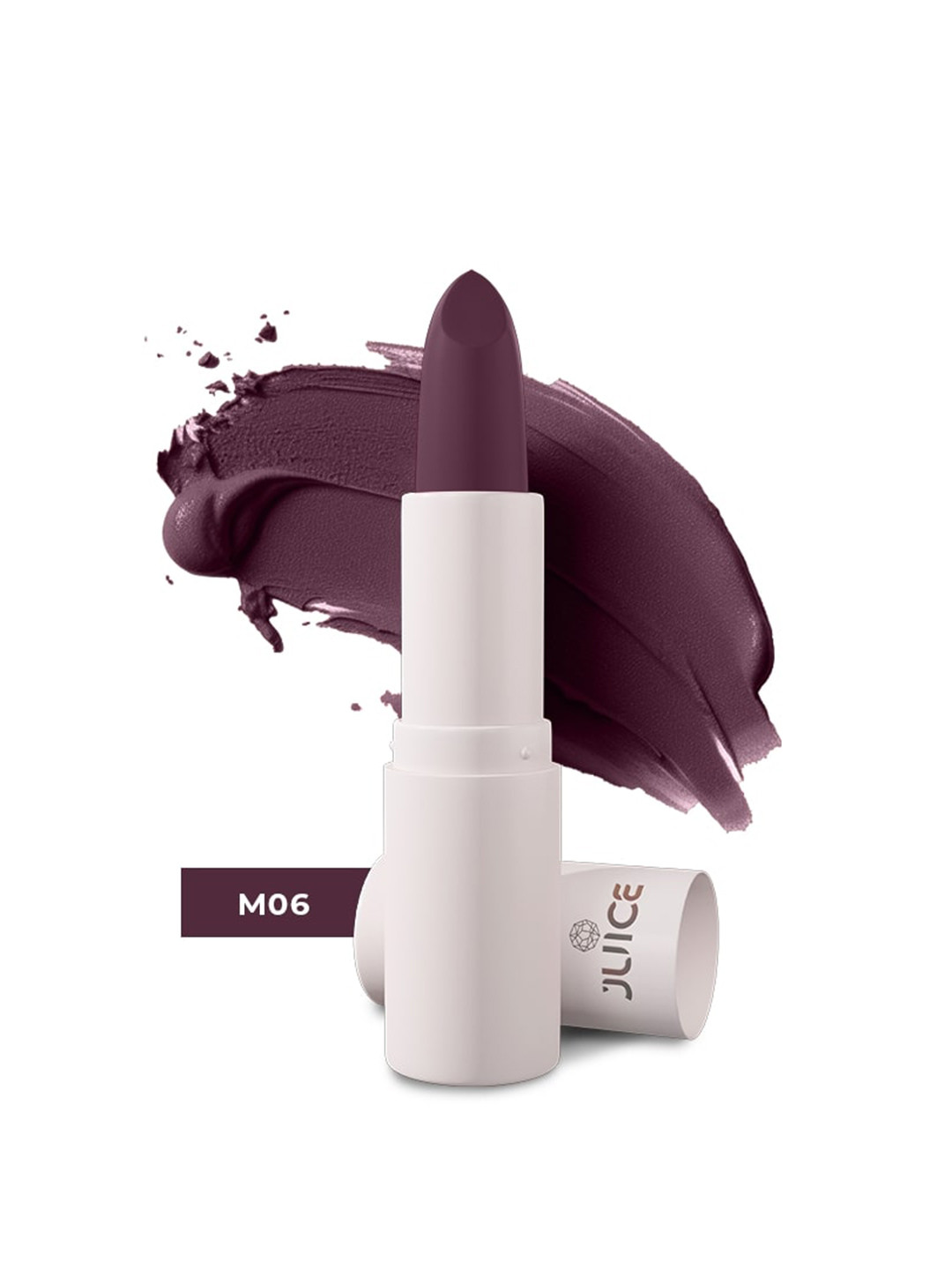 JUICE Kiss Sensation Lipstick With  Bio Retinol For UV Protection - 4g -Marron Royale M06