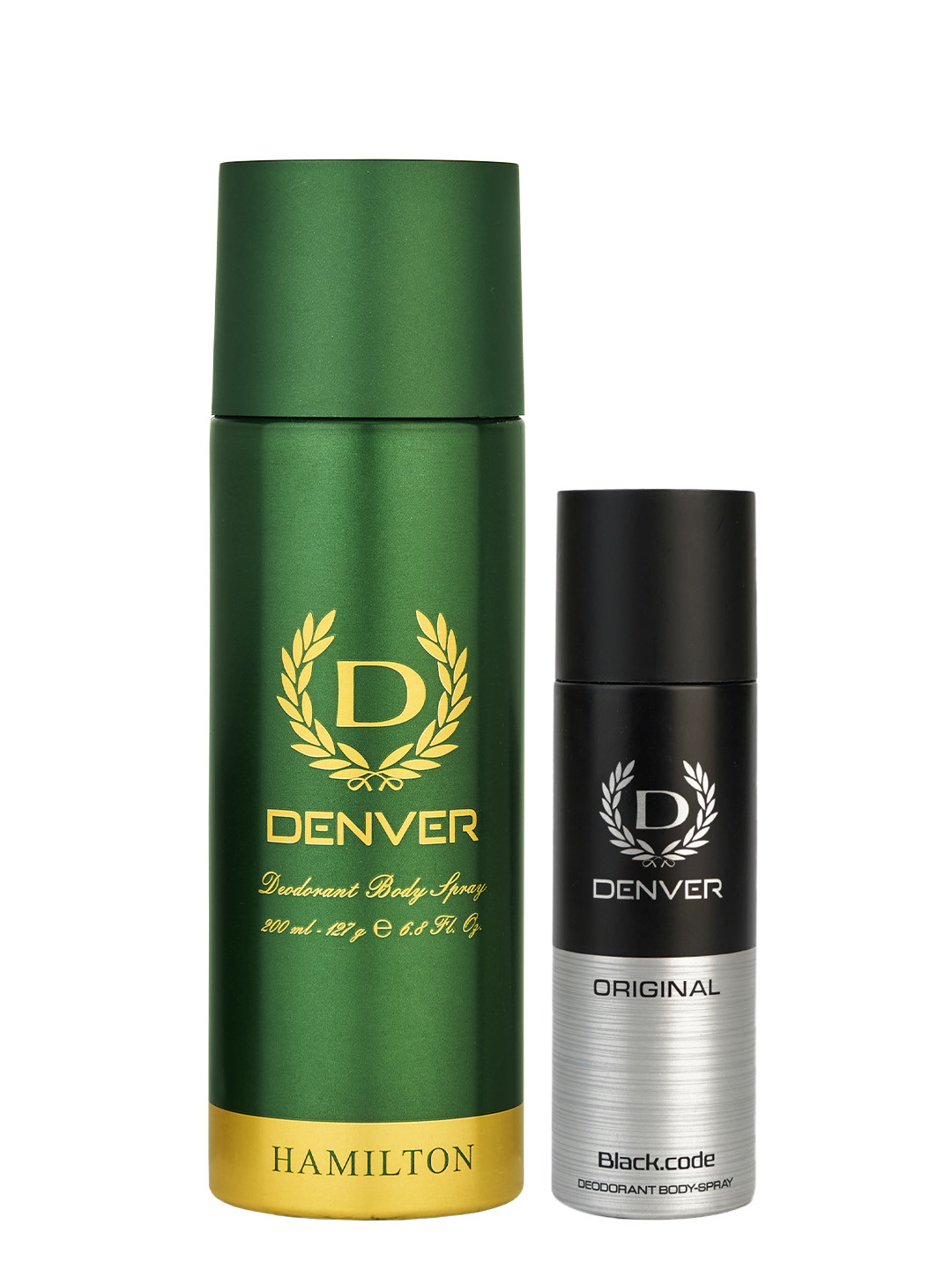 Denver Set Of Hamilton & Blackcode Nano Deodorant Spray For Men - 250ml