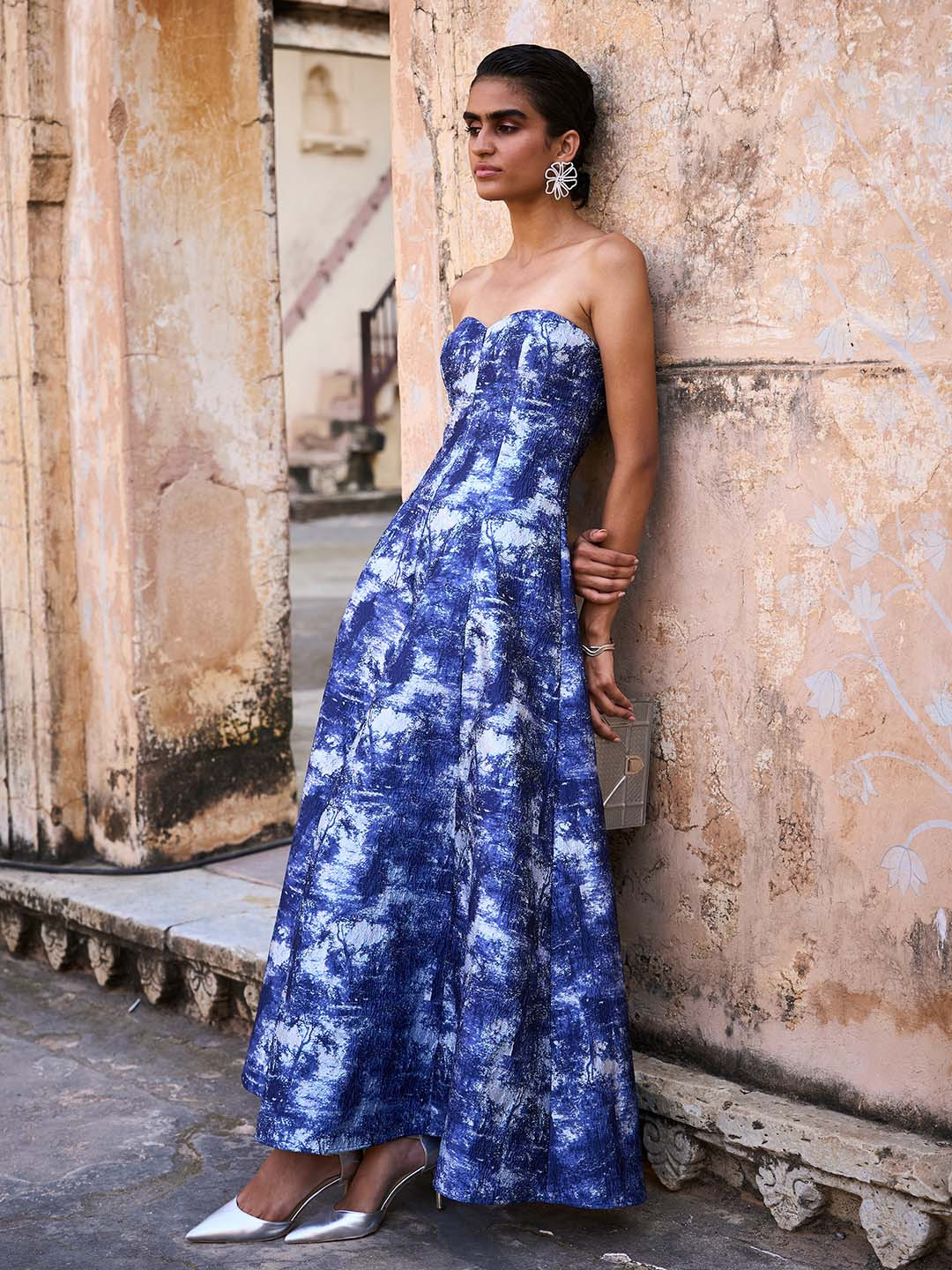 Dash and Dot Women Tie & Dye Printed Bandeau Dress