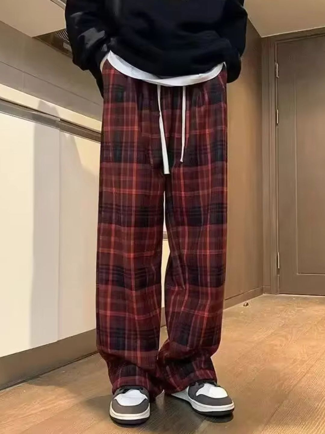 StyleCast Men Cotton Checked Original Trousers