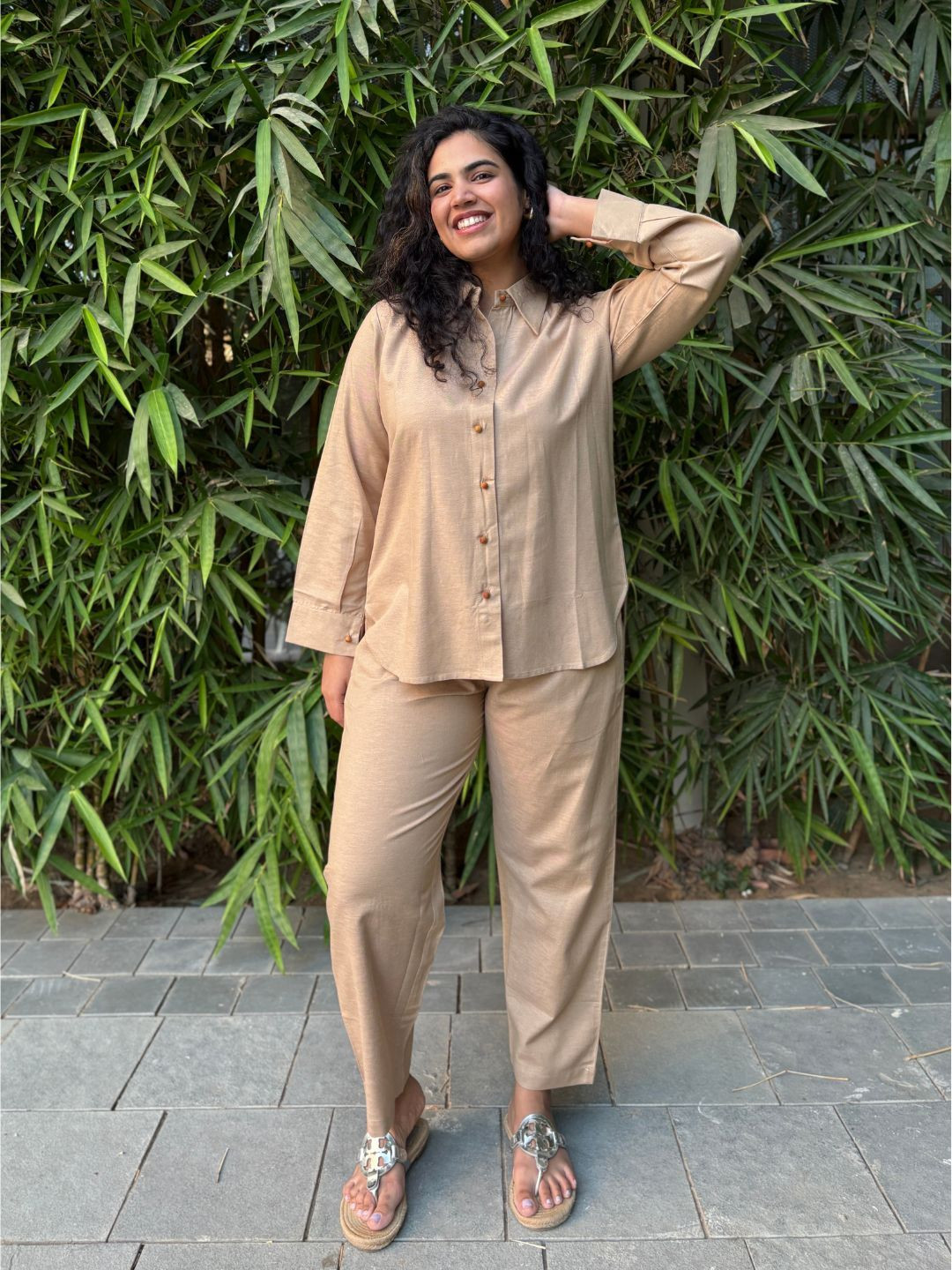 Minimul Linen Coord Set