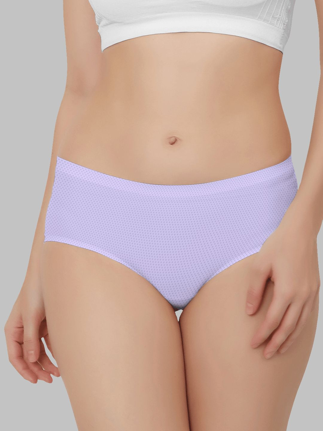 Bella Voste Women Pack Of 2 Low Rise Seamless Breathable Period Briefs With Crotch