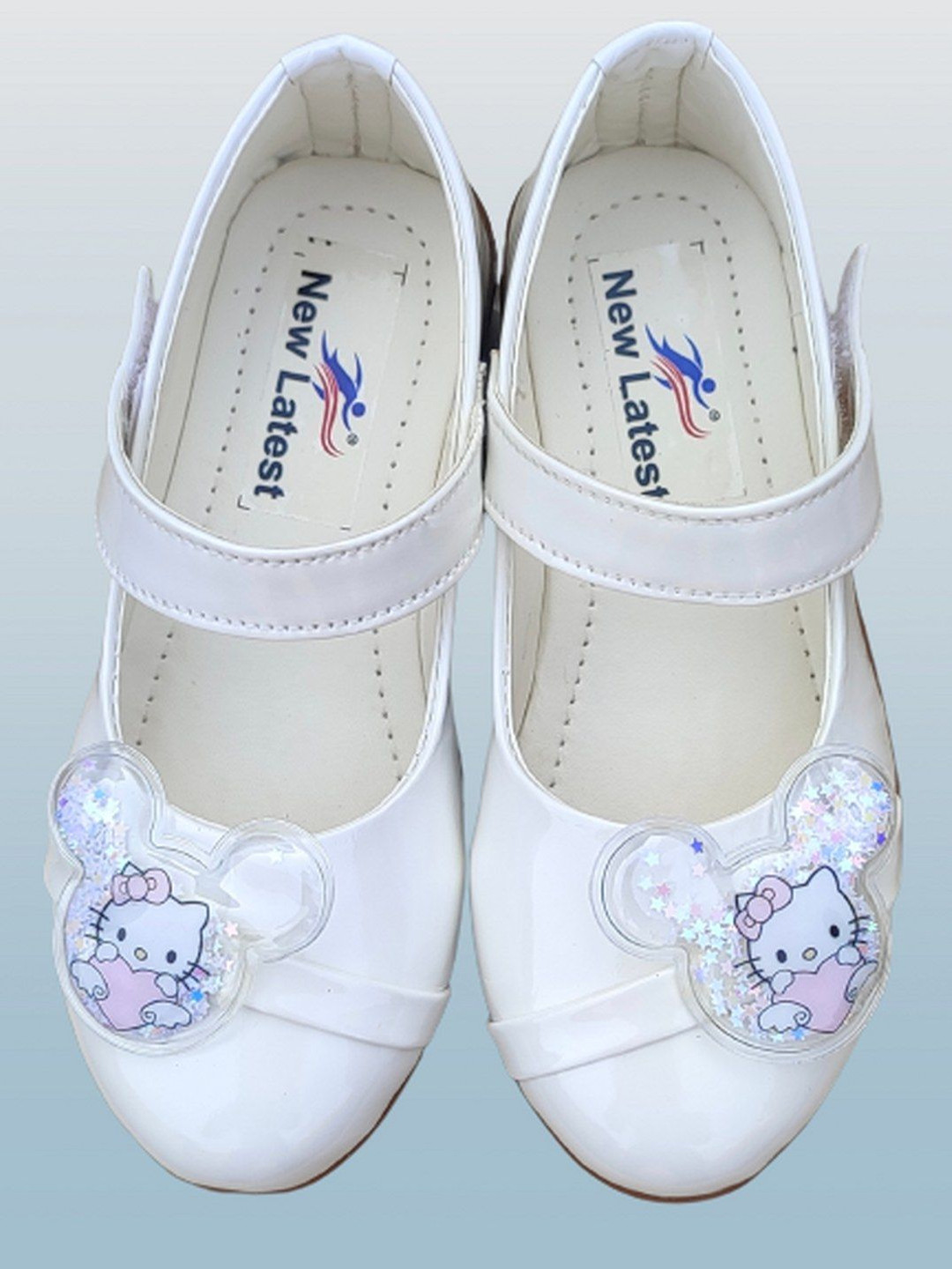 NEW LATEST Girls Velcro Mary Jane Flats