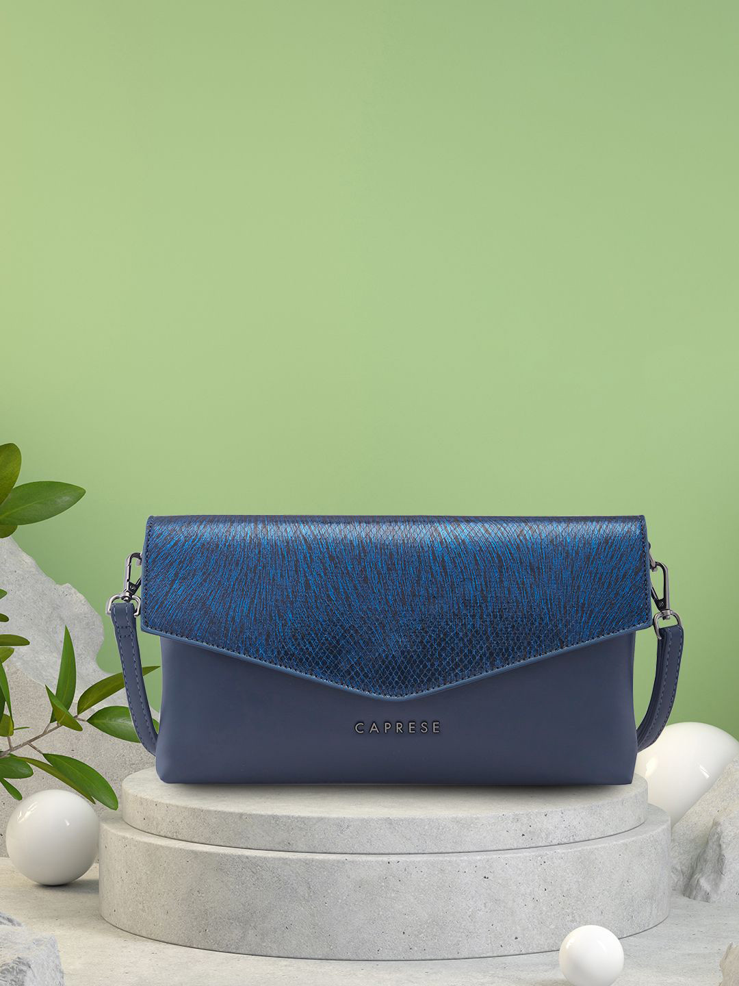 Caprese Ava Women Navy Large Clutch