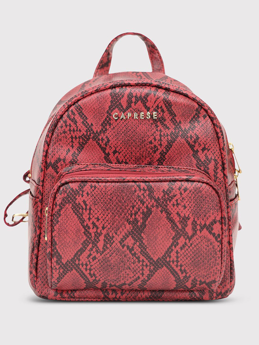 Caprese Draco Women Burgundy Small Backpack