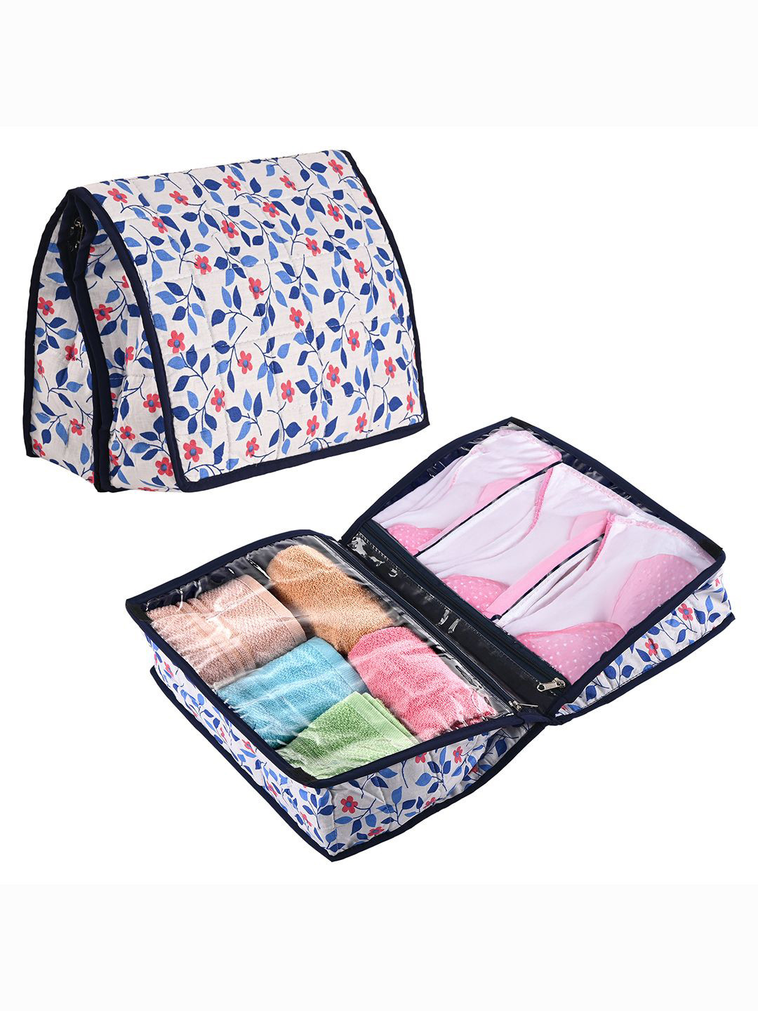 Kuber Industries Unisex White Travel Kit