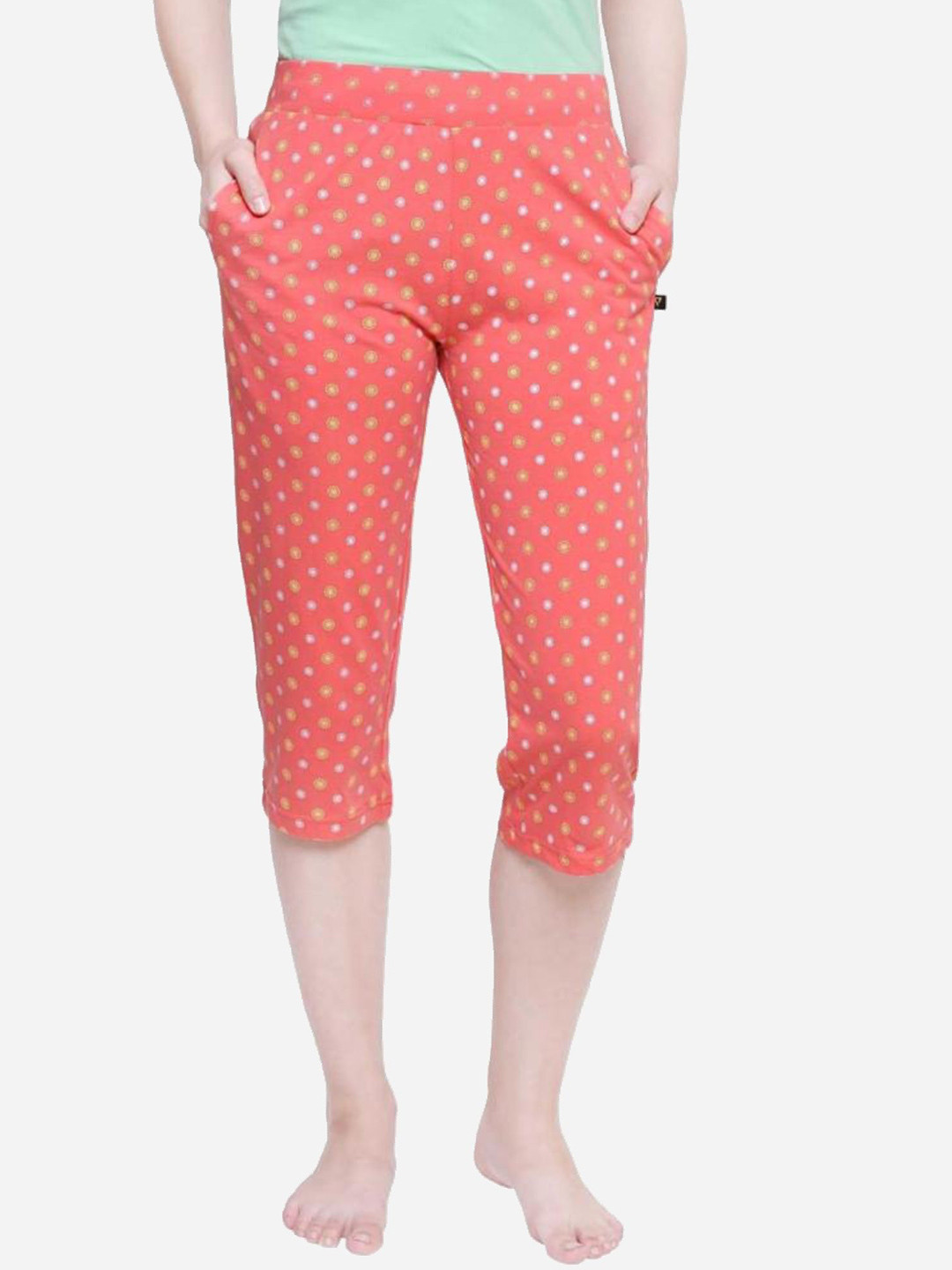 Bodycare Women Printed Cotton Capri