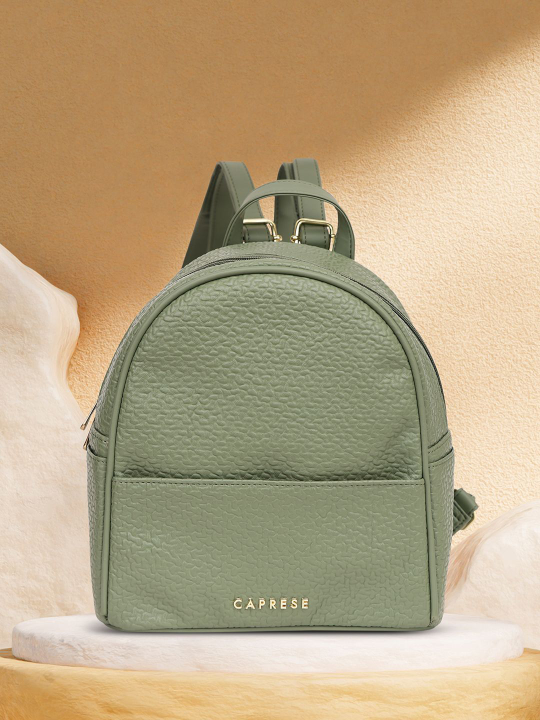 Caprese Comet Women Olive Small Backpack