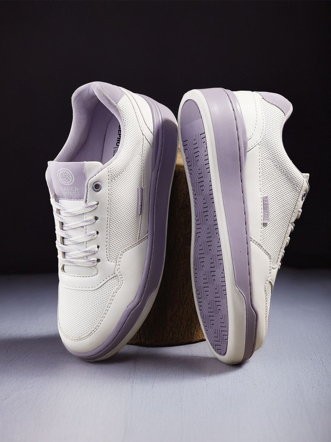 bacca bucci Women Vibe City Sneakers  Low-Top Sneakers in Lavender