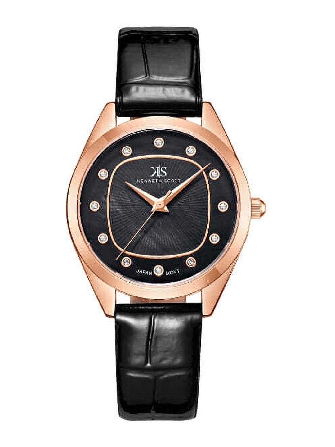 KENNETH SCOTT Women Embellished Dial & Bracelet Style Straps Analogue Watch-K24508-RLBB