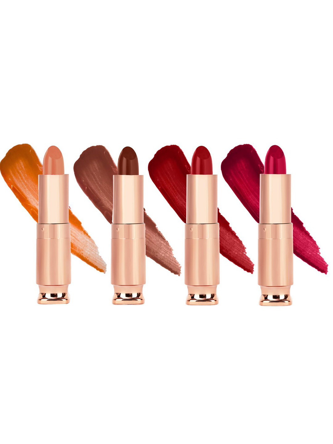 krayons Set Of 4 Classy Long Stay Matte Lipstick- 3.5 g Each- 162- 111- 155- 173