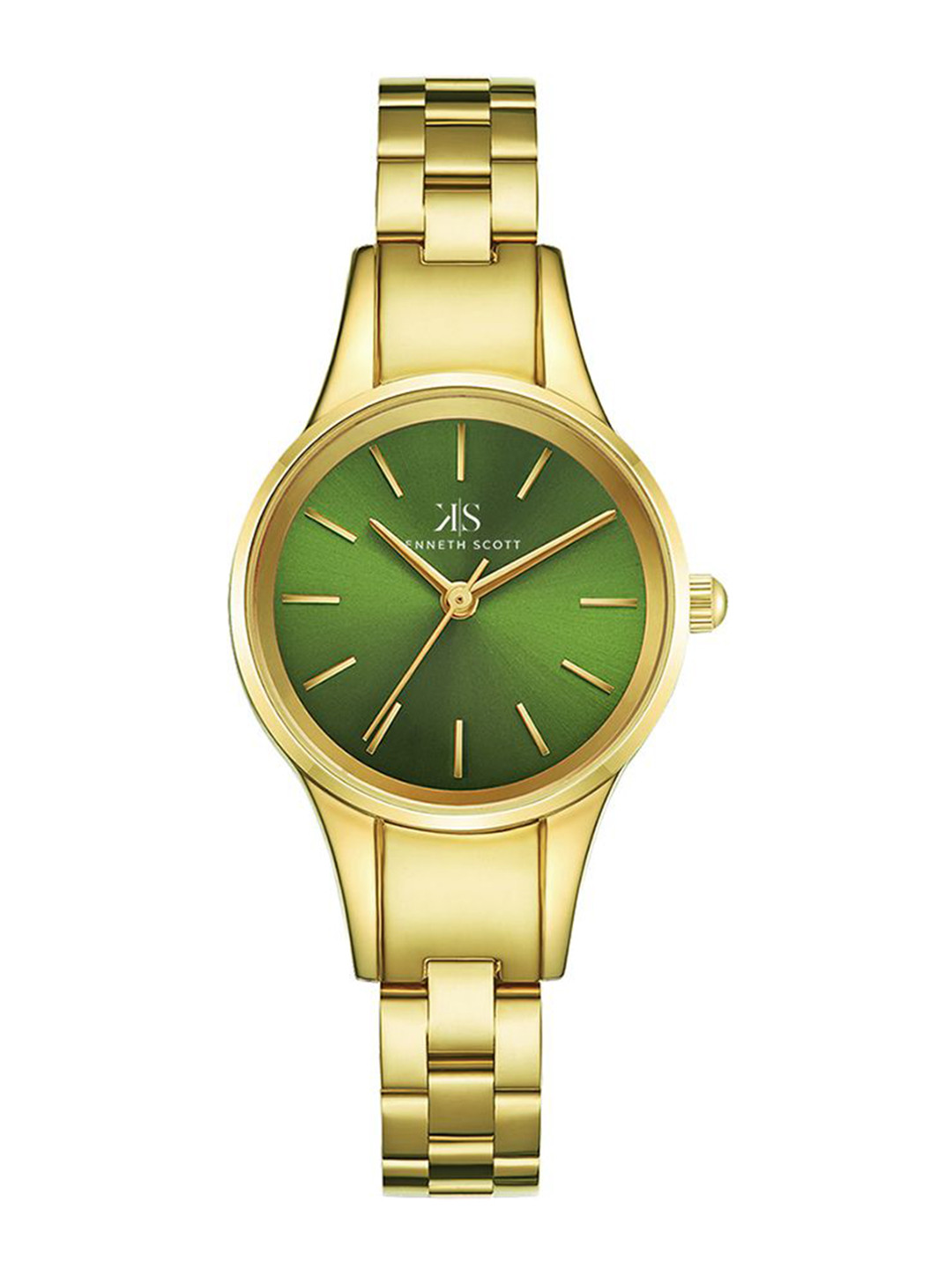 KENNETH SCOTT Women Dial & Stainless Steel Straps Analogue Watch K22517-GBGH