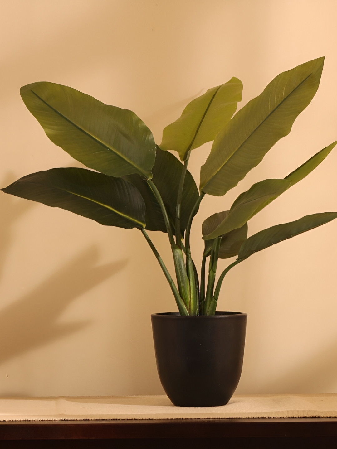 Elemntl Green Artificial Potted Banana Plant With Pot