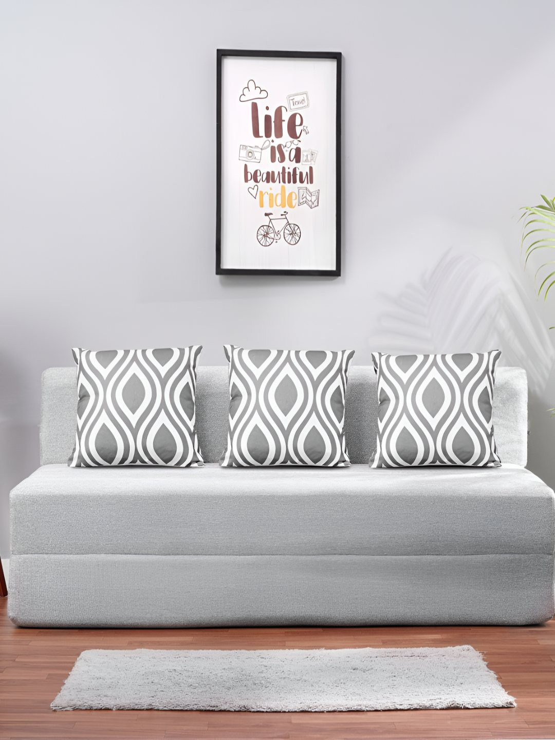 Solis Primus Comfort for all White Foam Fold Out Sofa Cum Bed