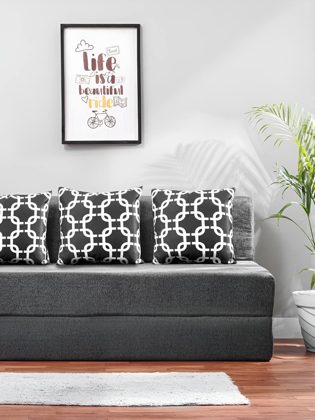 Solis Primus Comfort for all Grey Comfort Sofa Cum Bed