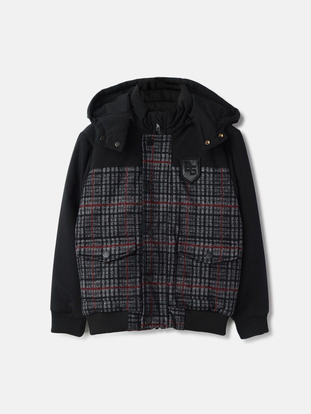 Blue Giraffe Boys Checked Tailored Jacket