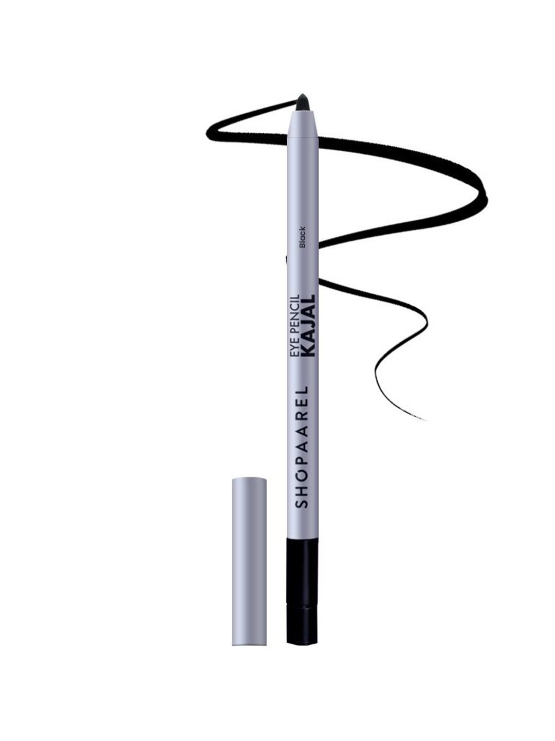 Shopaarel Waterproof & Smudge Proof Eye Kajal Pencil- 0.5g - Shade- Black