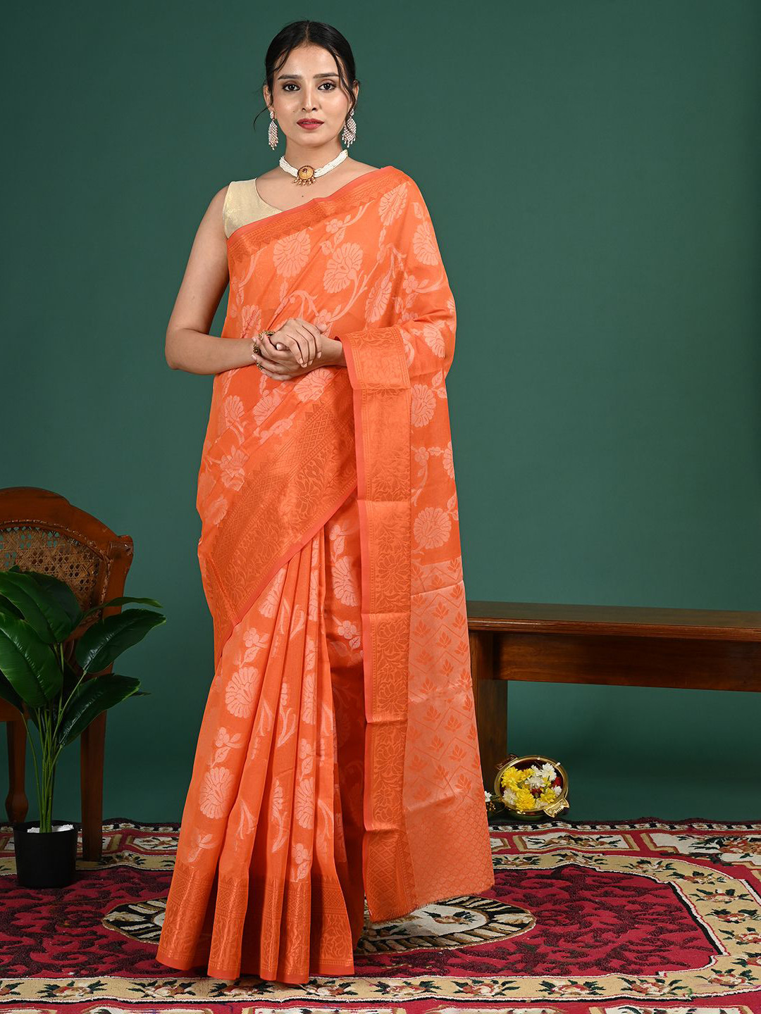 HELLA FASHIONS Art Silk Saree
