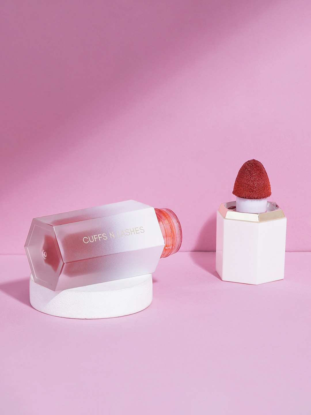 CUFFS N LASHES After Glow Blush Gel Cream with Hyaluronic Acid 6ml - Rosewood 05