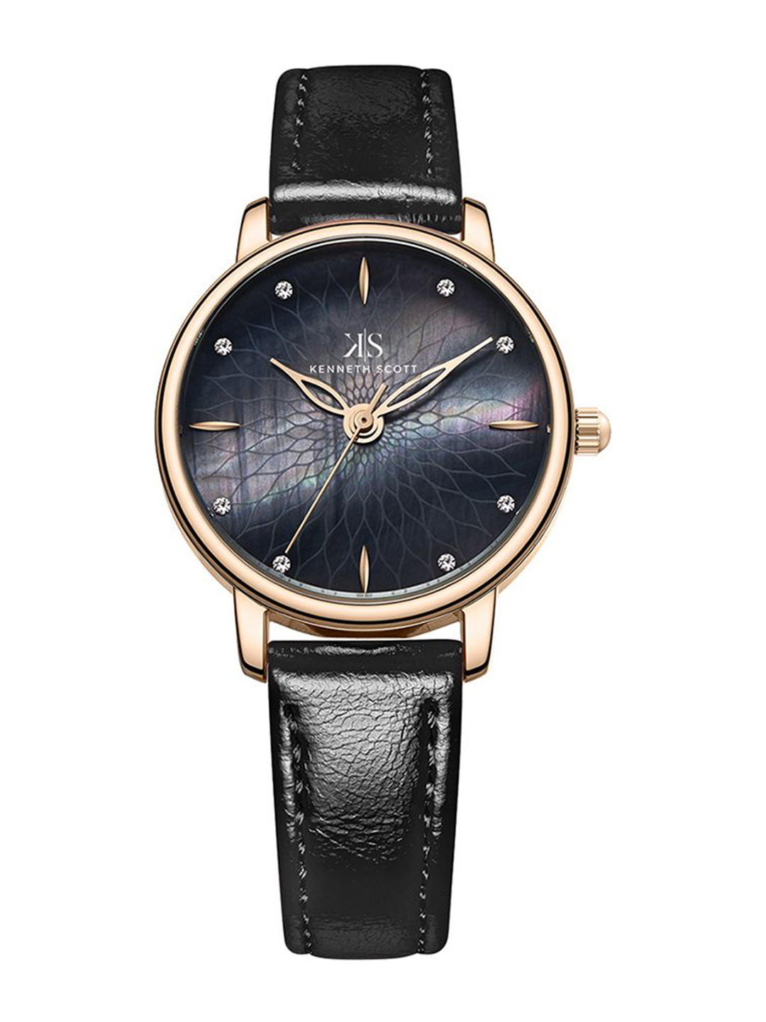 KENNETH SCOTT Women Printed Dial & Bracelet Style Straps Analogue Watch K22524-KLBMB