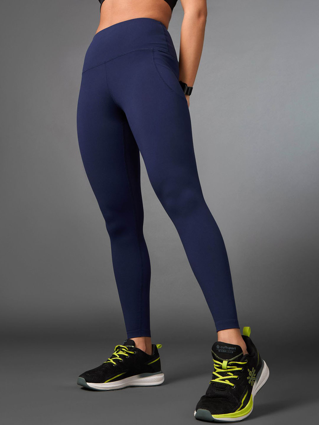 CULT Women's Navy Train All Day COMFlex Tights