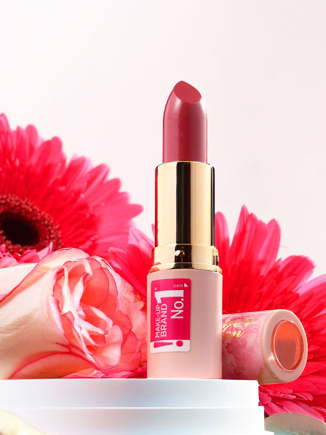 Eveline Cosmetics Flower Garden Lipstick With Shea Butter & Vitamin E - 4.1 g - Shade No.3