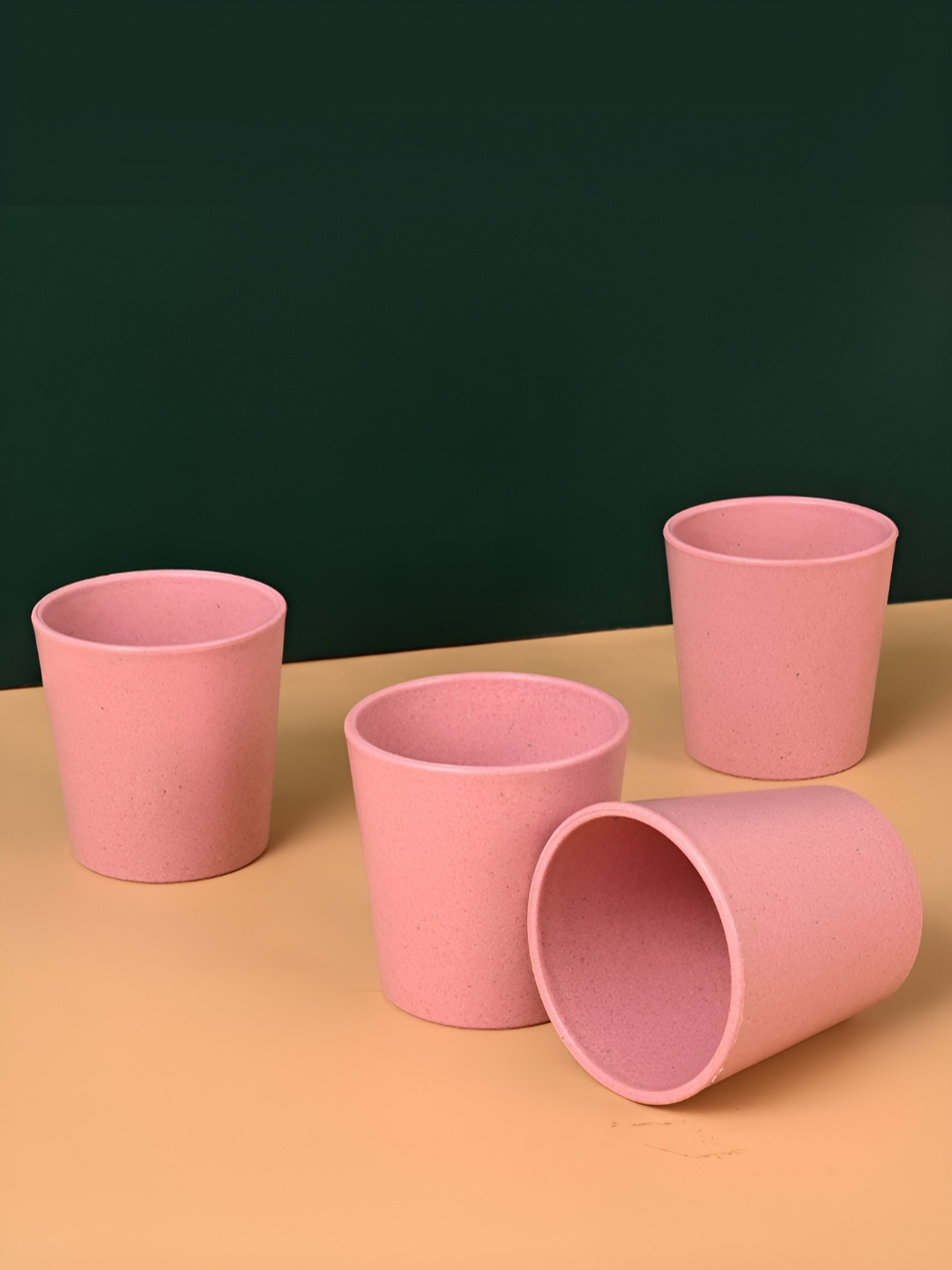 eha Set Of 4 Pink Water Glass