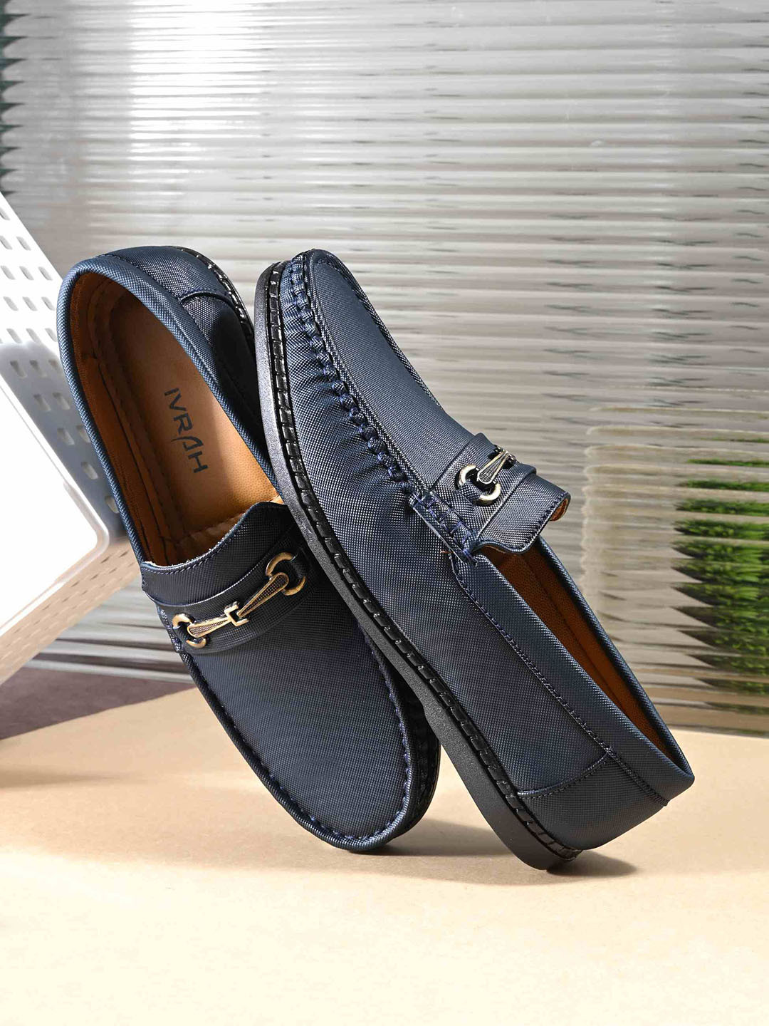 IVRAH Men Formal Loafers Slip-On Shoes