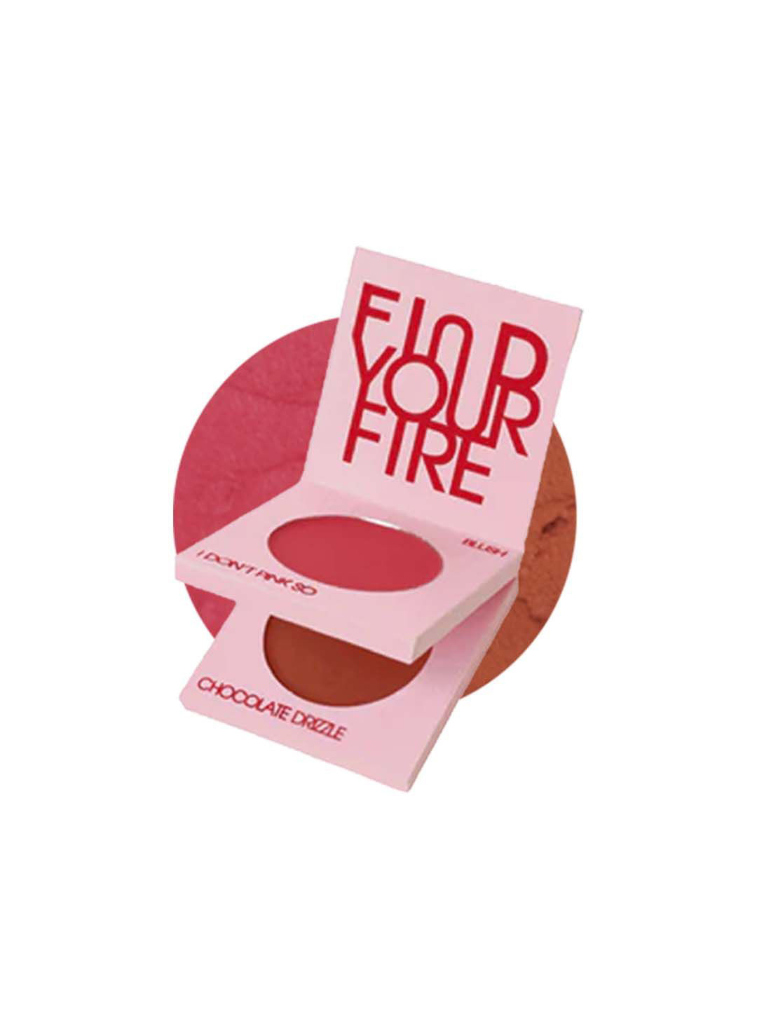 FLOSSY COSMETICS Glowbot Cheek Duo Blush-9g-Don't Pink So - Chocolate Dizzle