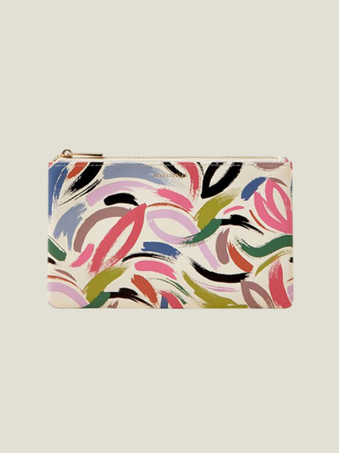 Accessorize Women Abstract Brushstroke Print Pencil Case