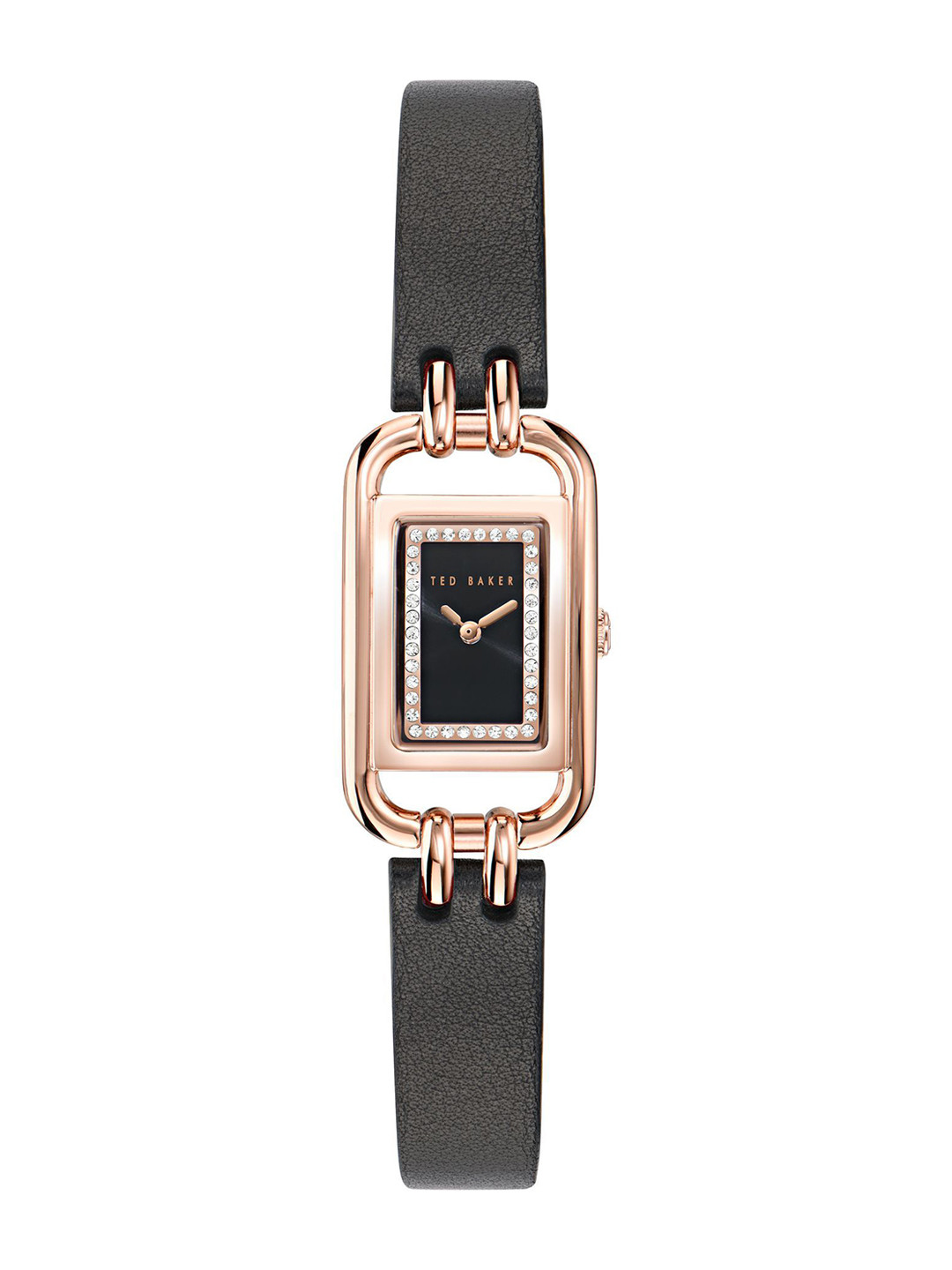 Ted Baker Women Embellished Dial & Leather Straps Analogue Watch BKPTTS4039I