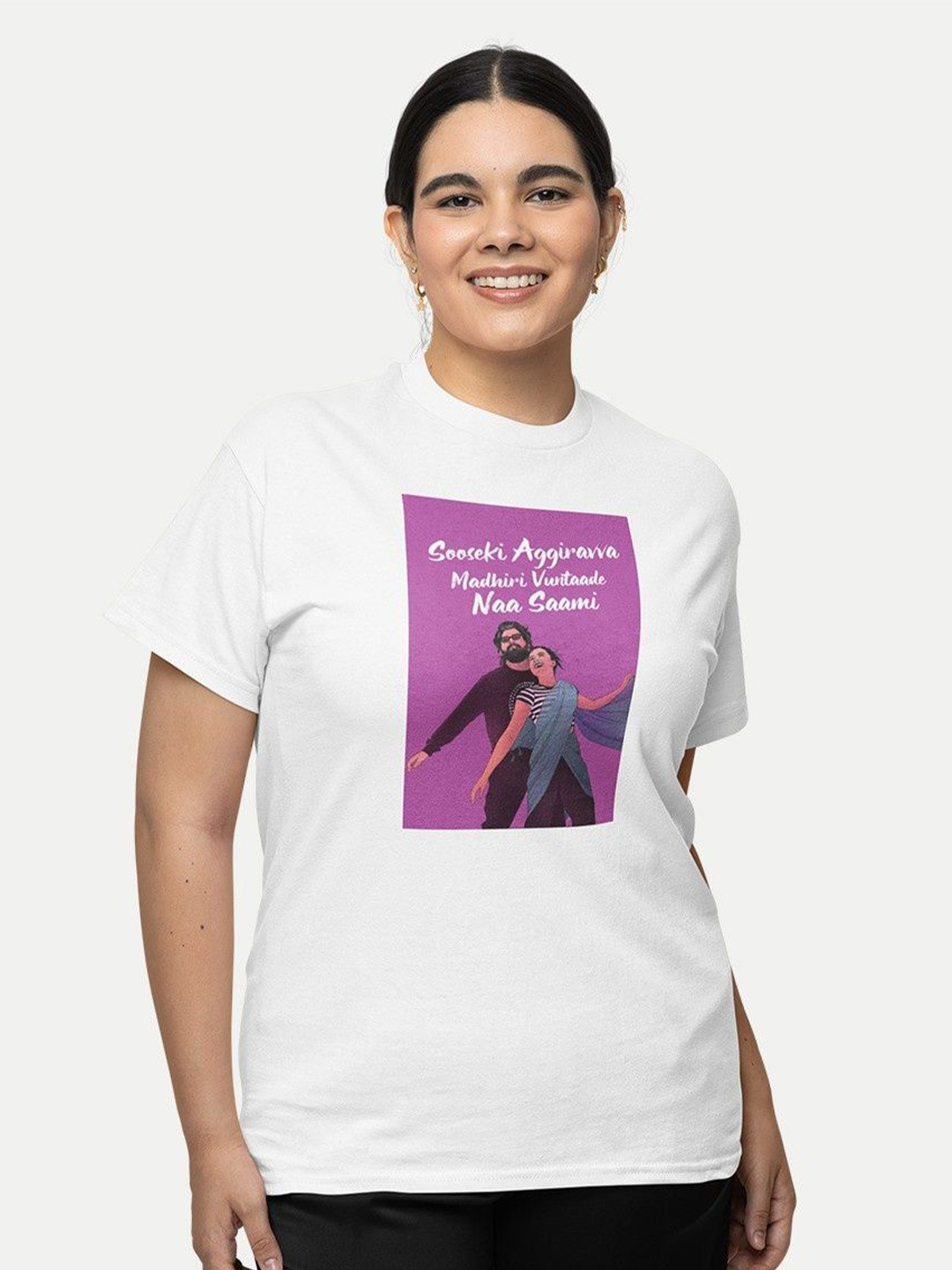 BOLLYWOO.OOO Unisex Bio Finish Applique T-shirt