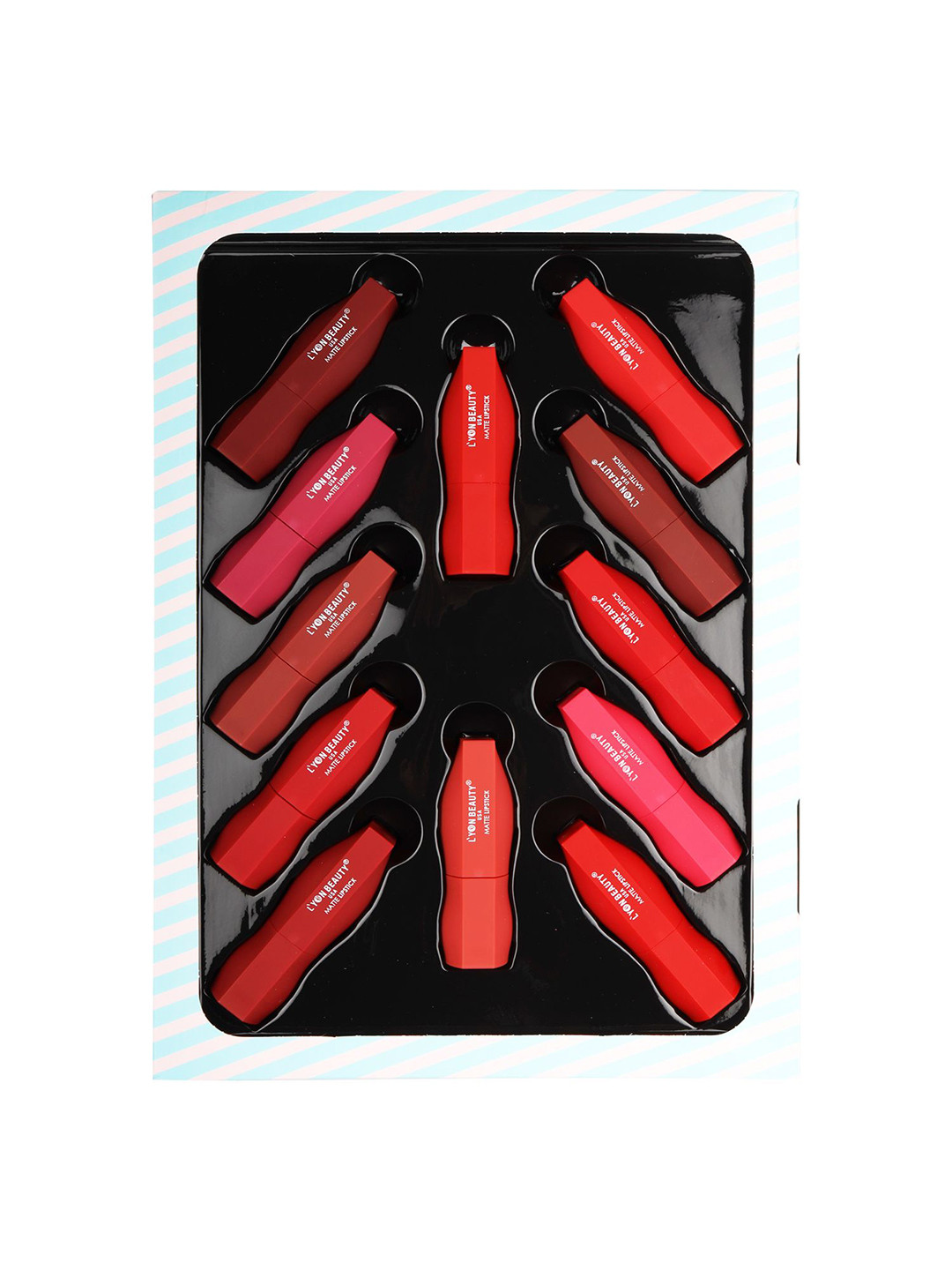 Lyon Beauty USA Matte Lipstick-3.5g-L02-E-Mix