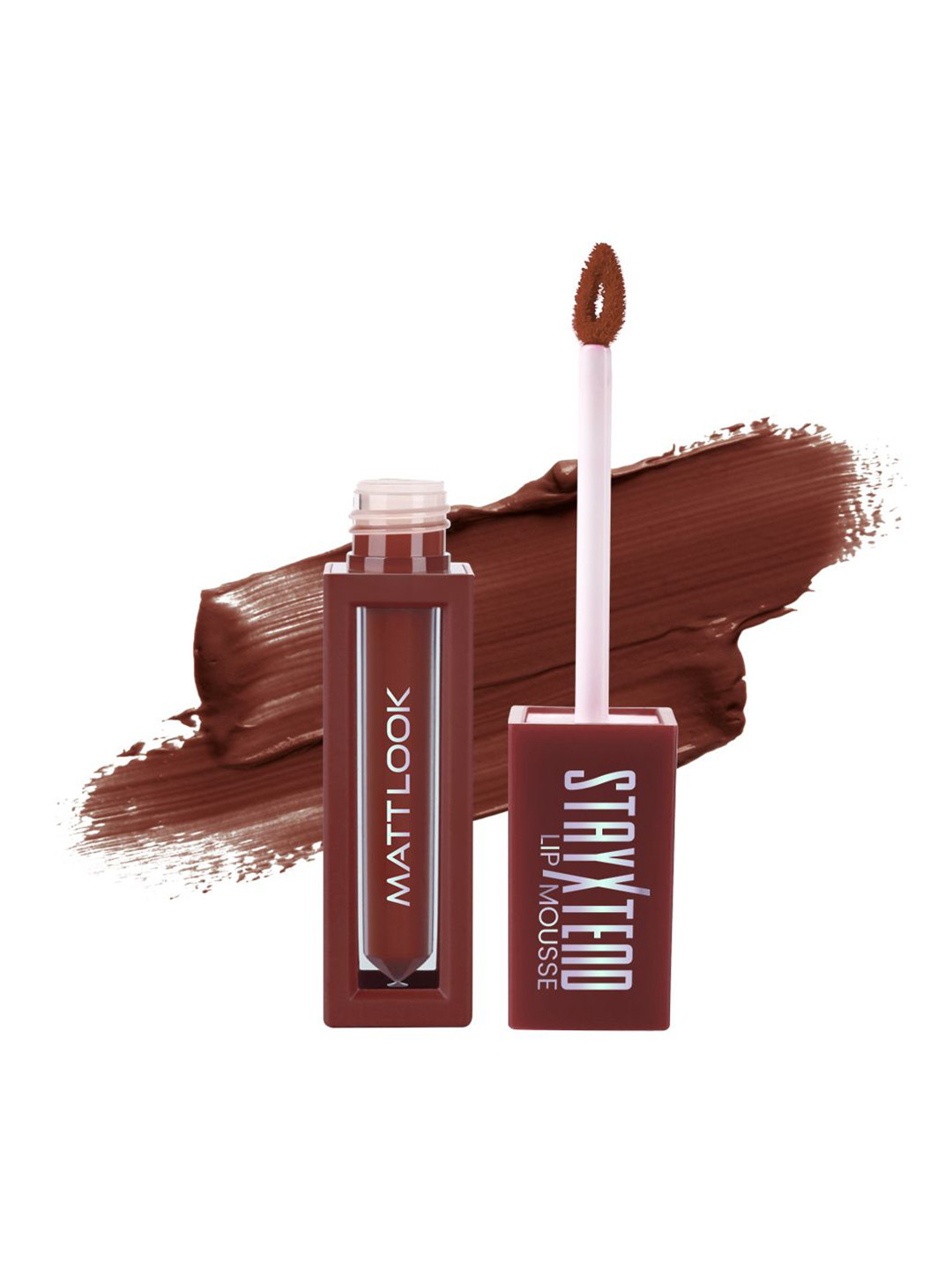 MATTLOOK Stayxtend Non Sticky Lip Mousse Enriched With Vitamin E - 4 ml- Choco Latte-23