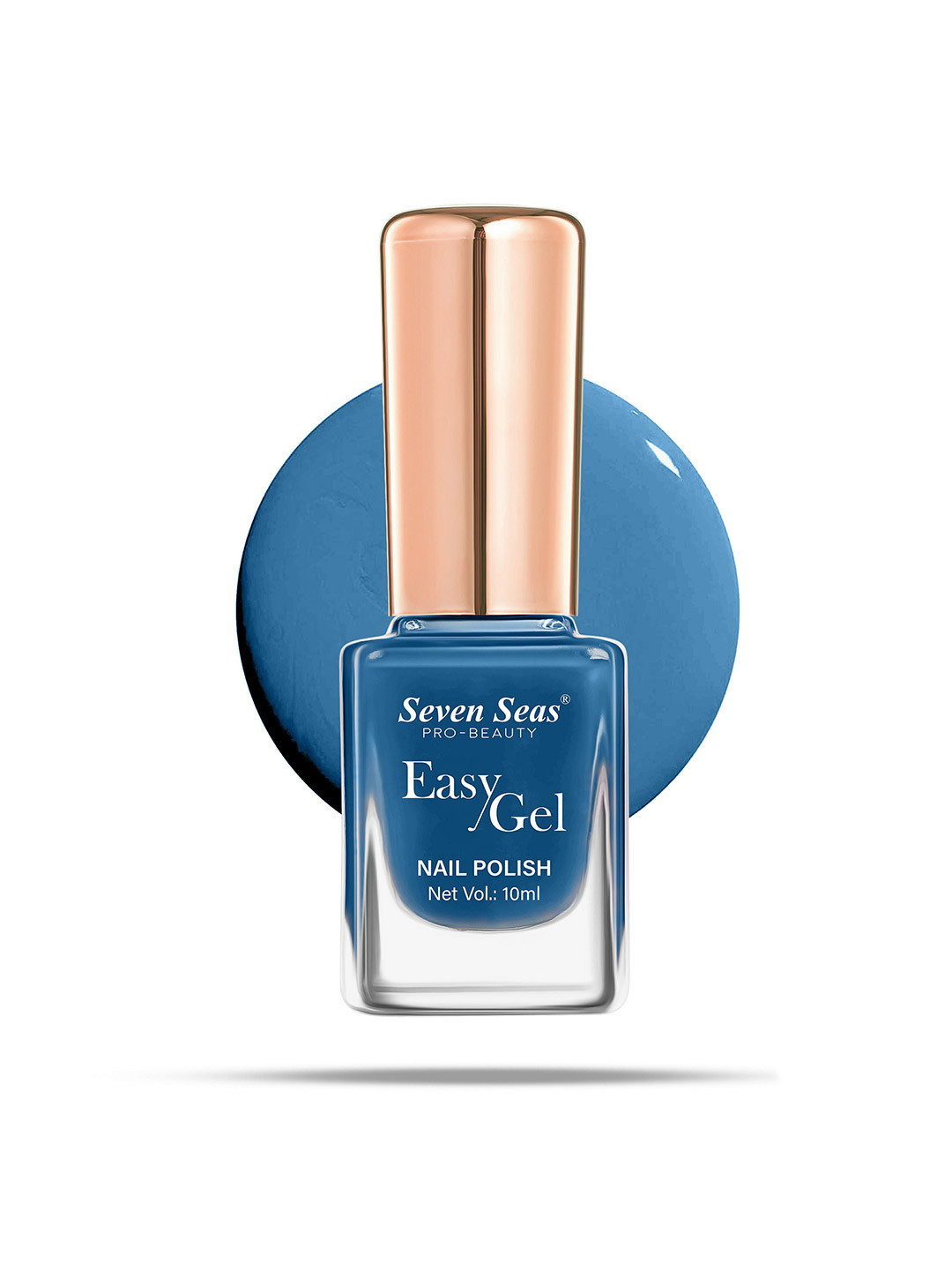 Seven Seas Easy Gel Pro-Beauty Quick Dry Formula Glossy Nail Polish - 10 ml - Blue 269