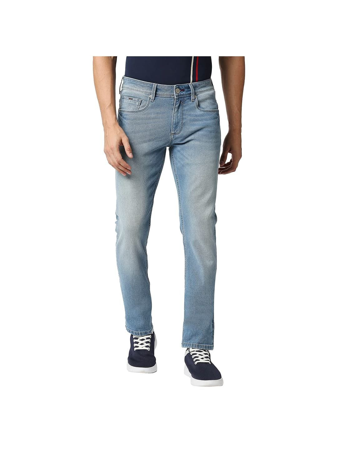 Basics Men Torque Slim Fit Low-Rise Stretchable Jeans