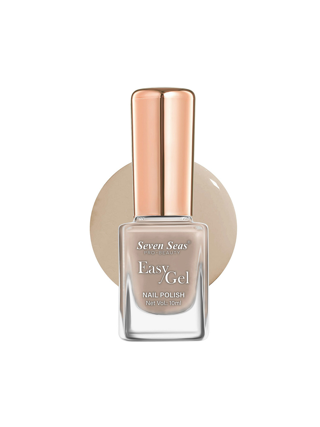 Seven Seas Easy Gel Quick Drying Glossy Nail Polish - 10 ml - Shade 266 - Beige