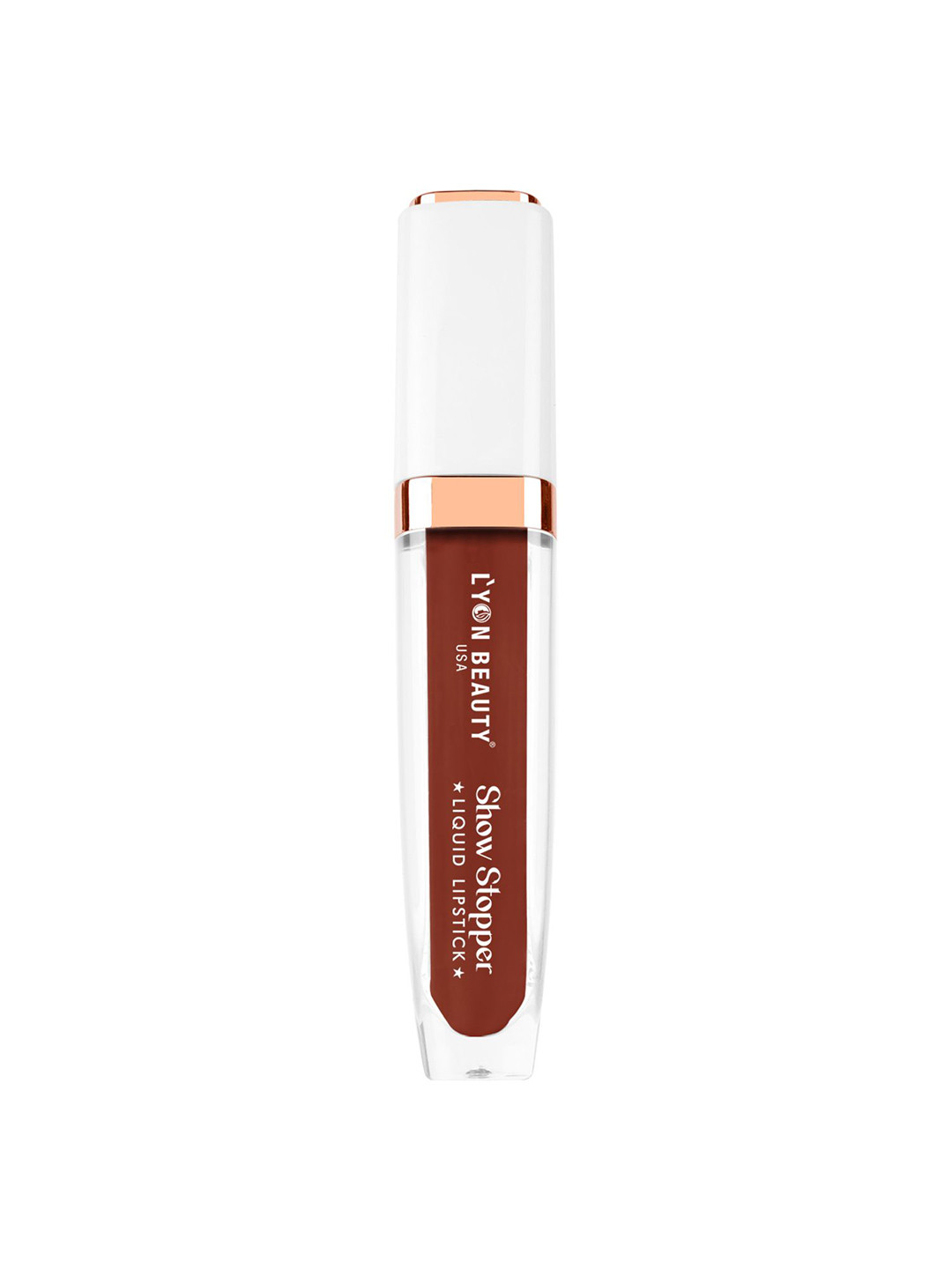 Lyon Beauty USA Show Stopper Liquid Lipstick With Jojoba Oil-6ml-Expresso Martini-03