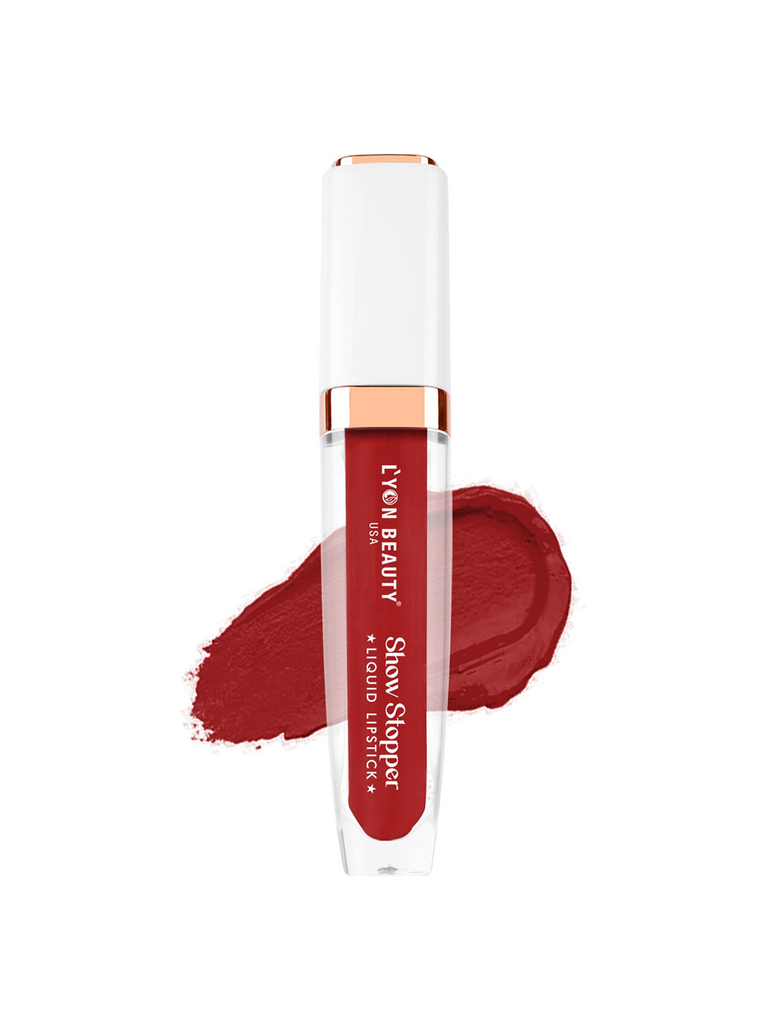 Lyon Beauty USA Show Stopper Long Lasting Liquid Lipstick- 6ml- Seductress 17