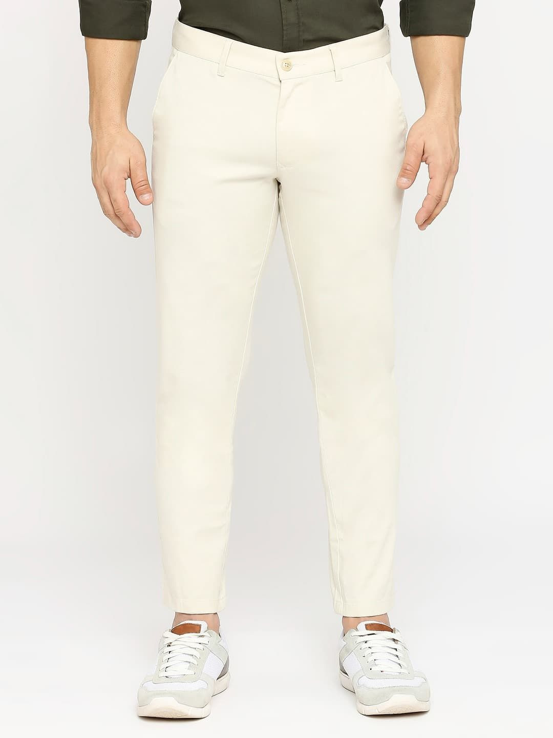 Basics Men Tapered Fit Trousers