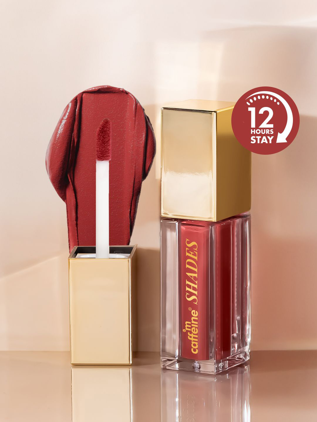 mCaffeine SHADES Blur Matte Lipstick - 4ml - Passionate Crimson