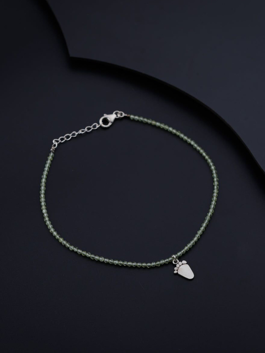 House of Aadyaa 92.5 Silver Anklet